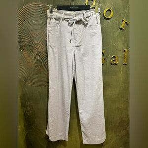 2nd day lilac pastel cotton Drawstring wide leg Pants cozy winter NWT